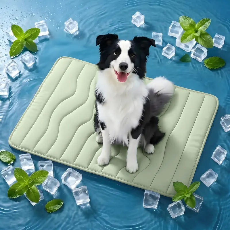 Cooling Pet Mat - Gel-Free Breathable Fabric For Instant Summer Comfort & All-Day Rest For Dogs