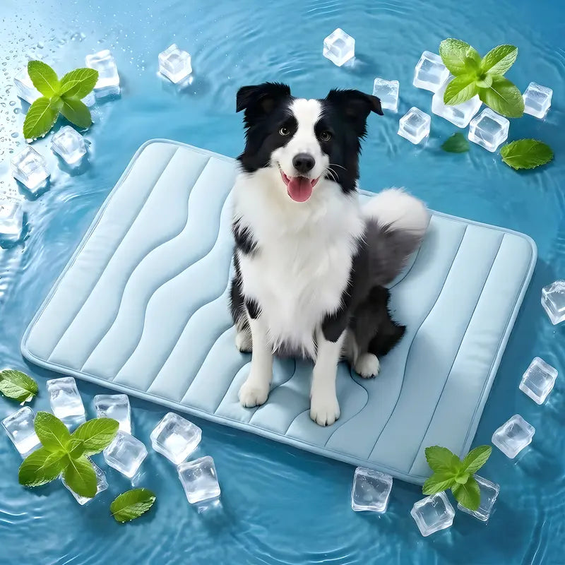 Cooling Pet Mat - Gel-Free Breathable Fabric For Instant Summer Comfort & All-Day Rest For Dogs