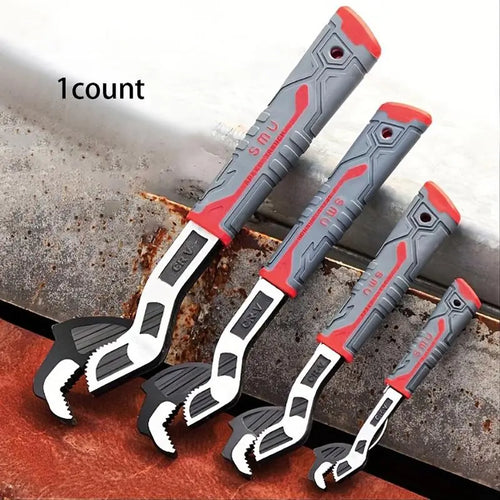 Self-Locking Pipe Wrench Set - Quick-Opening Multi-Model Grip For Fast Plumbing Repairs