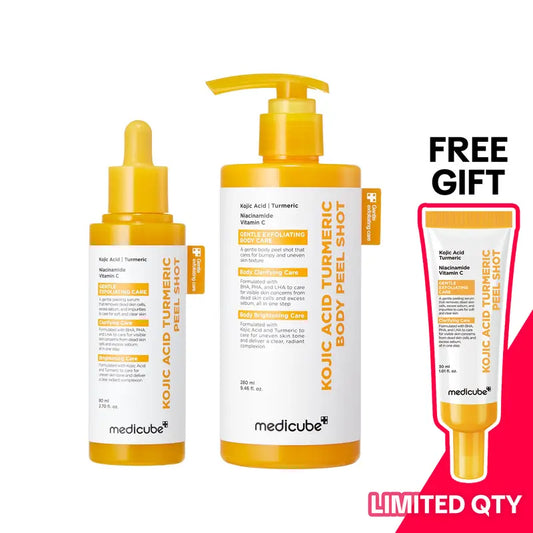Peel Shot Duo - Kojic Acid & Turmeric Multi-Acid Resurfacing System For Bright, Smooth Skin