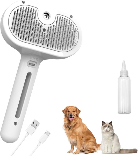 Stop Inhaling Loose Fur! Instant Steamy Grooming Locks 99% Of Flying Hair Safely