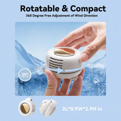 Clip-On Bladeless Fan - Hands-Free Cooling For Hot Days