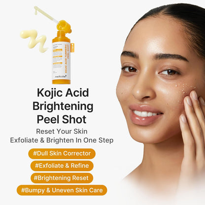Peel Shot Duo - Kojic Acid & Turmeric Multi-Acid Resurfacing System For Bright, Smooth Skin