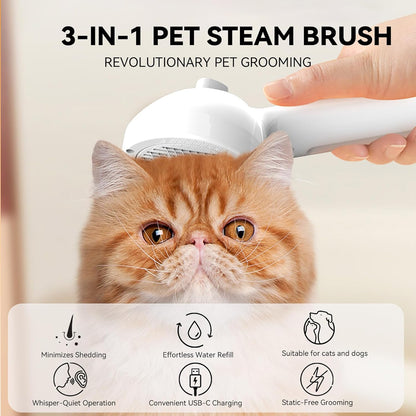Stop Inhaling Loose Fur! Instant Steamy Grooming Locks 99% Of Flying Hair Safely