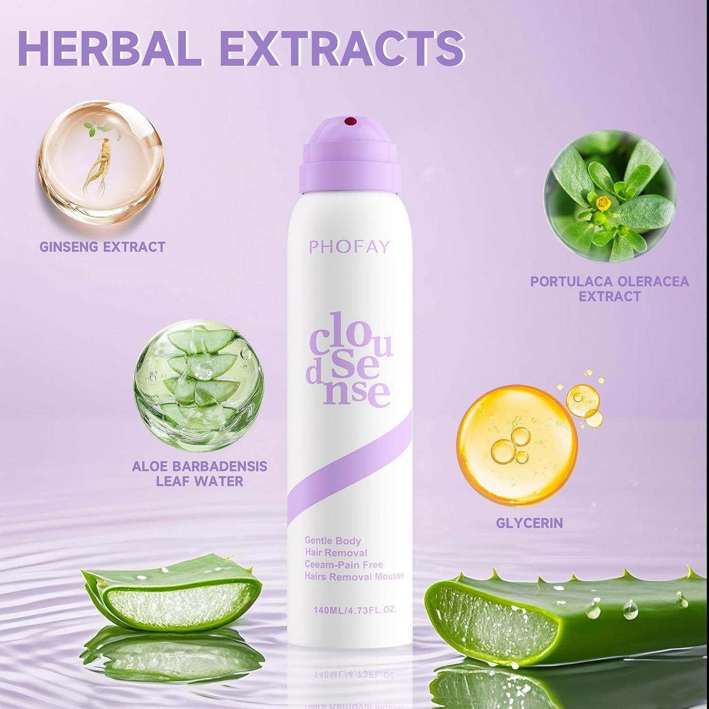 Hair Removal Cream & Spray - Fast-Acting Dual Formula for Smooth Bikini & Body Skin