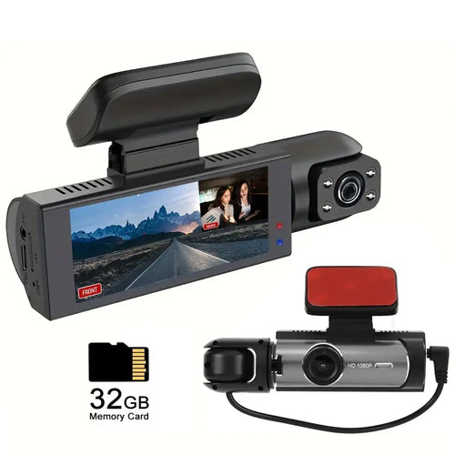 Front & Rear Dash Cam - Dual Recording Protection For Safer Everyday Driving