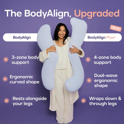 Sleep Pain-Free with Premium Full-Body Ergonomic Alignment Pillow