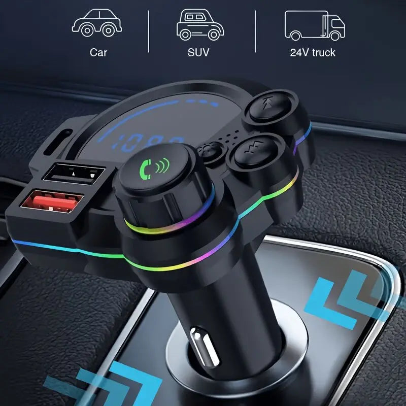 Crystal-Clear Hands-Free Calling & Fast Dual Car Charger
