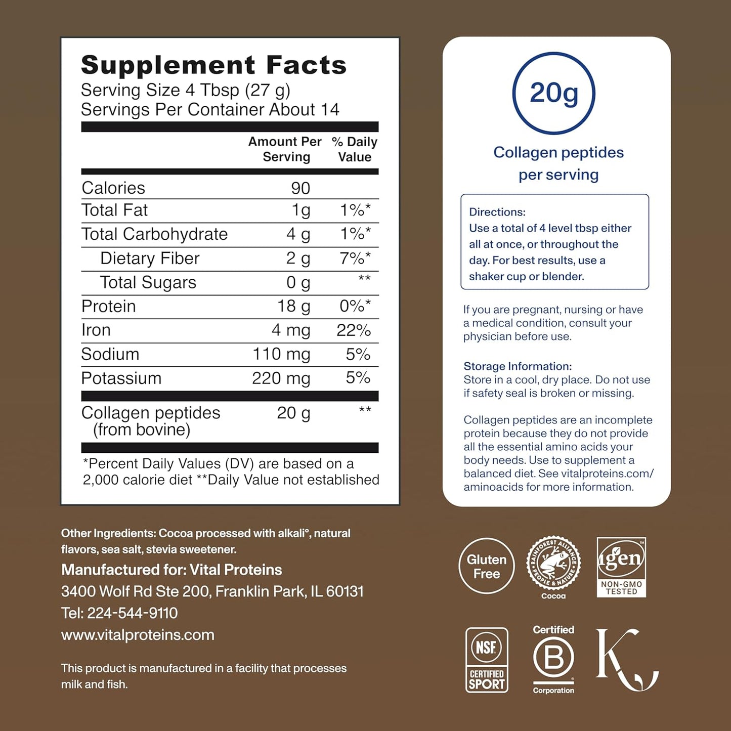 Delicious Chocolate Collagen for Glowing Skin & Strong Joints