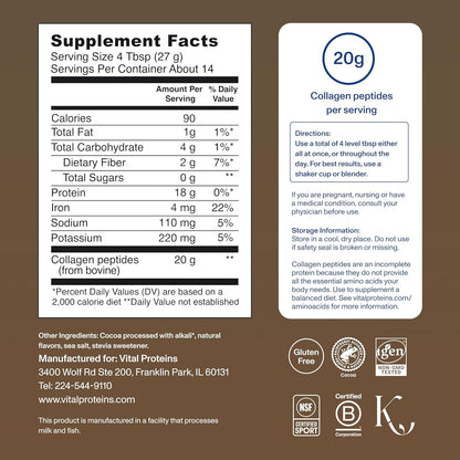 Delicious Chocolate Collagen for Glowing Skin & Strong Joints