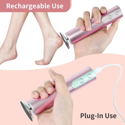 Electric Foot Callus Remover - Fast Dead Skin Removal for Smooth Soft Heels in Minutes