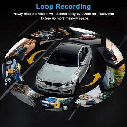 Front & Rear Dash Cam - Dual Recording Protection For Safer Everyday Driving