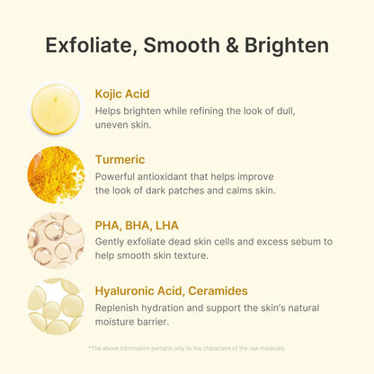 Peel Shot Duo - Kojic Acid & Turmeric Multi-Acid Resurfacing System For Bright, Smooth Skin