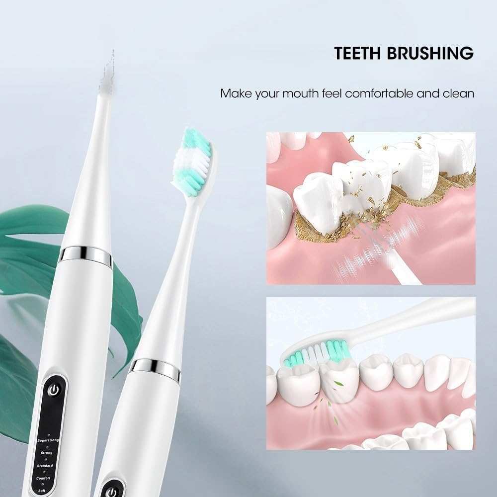 Blast Away Stubborn Tartar Instantly With This Sonic Dental Calculus Remover & Toothbrush Combo