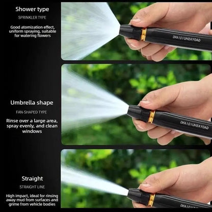 High-Pressure Car Wash Water Gun - Booster Nozzle For Cars, Gardens & Outdoor Cleaning