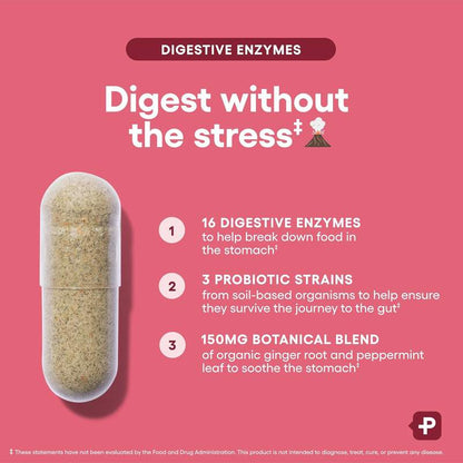 Say Goodbye to Bloating: Advanced 3-in-1 Digestive Formula for Complete Gut Comfort