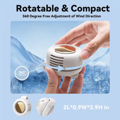 Clip-On Bladeless Fan - Hands-Free Cooling For Hot Days