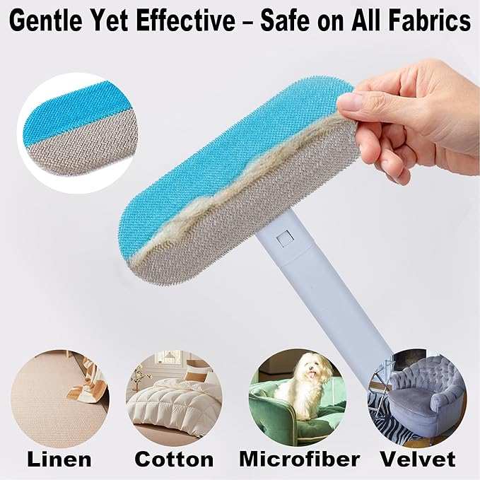 Say Goodbye to Embedded Pet Hair – The Ultimate Reusable Pet Hair Remover Brush