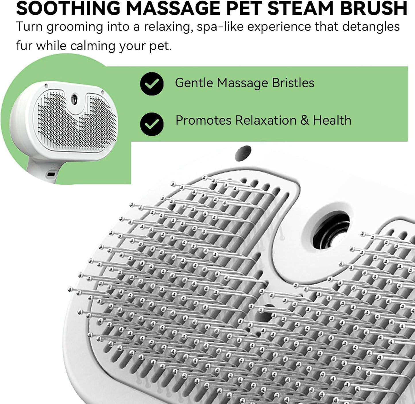 Stop Inhaling Loose Fur! Instant Steamy Grooming Locks 99% Of Flying Hair Safely