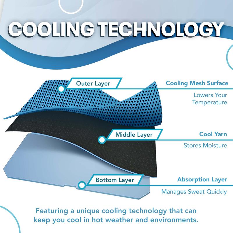 Cooling Towel – Instant Evaporative Cooling Technology For Fast Heat Relief