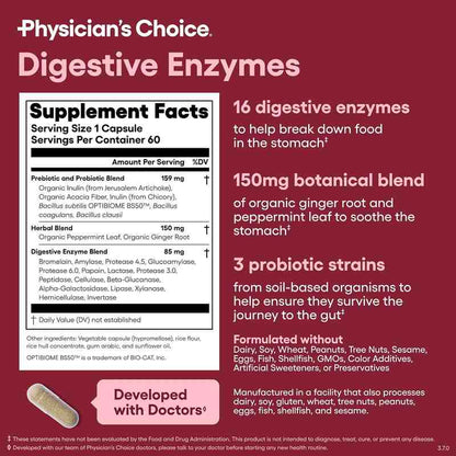 Say Goodbye to Bloating: Advanced 3-in-1 Digestive Formula for Complete Gut Comfort