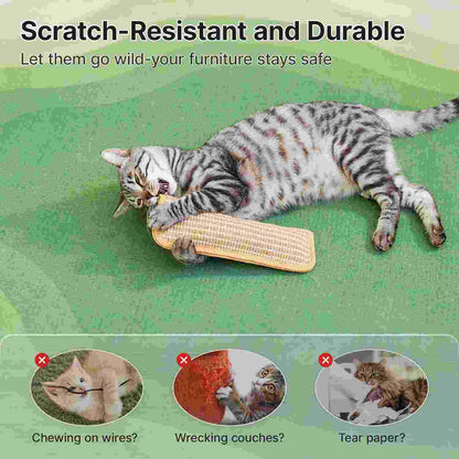 100% Natural Sisal Catnip Pillow Toy — Satisfy Scratching & Teeth Cleaning Instantly!