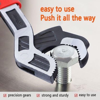 Self-Locking Pipe Wrench Set - Quick-Opening Multi-Model Grip For Fast Plumbing Repairs