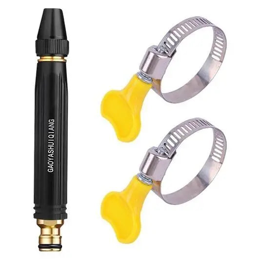 High-Pressure Car Wash Water Gun - Booster Nozzle For Cars, Gardens & Outdoor Cleaning