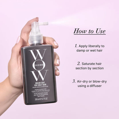 Curl Styling Treatment Spray - Anti-Frizz Humidity Shield For Defined, Smooth Curls