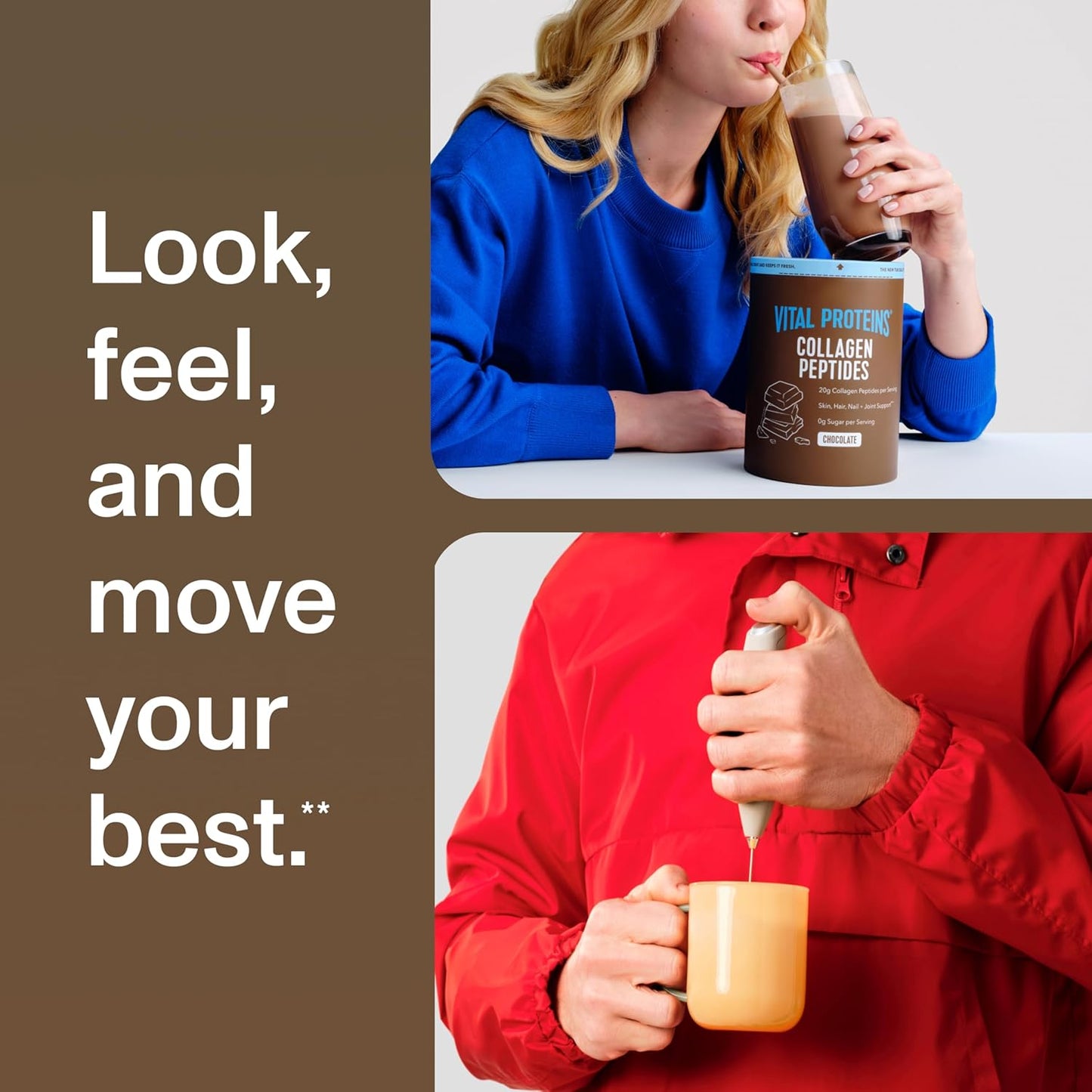 Delicious Chocolate Collagen for Glowing Skin & Strong Joints