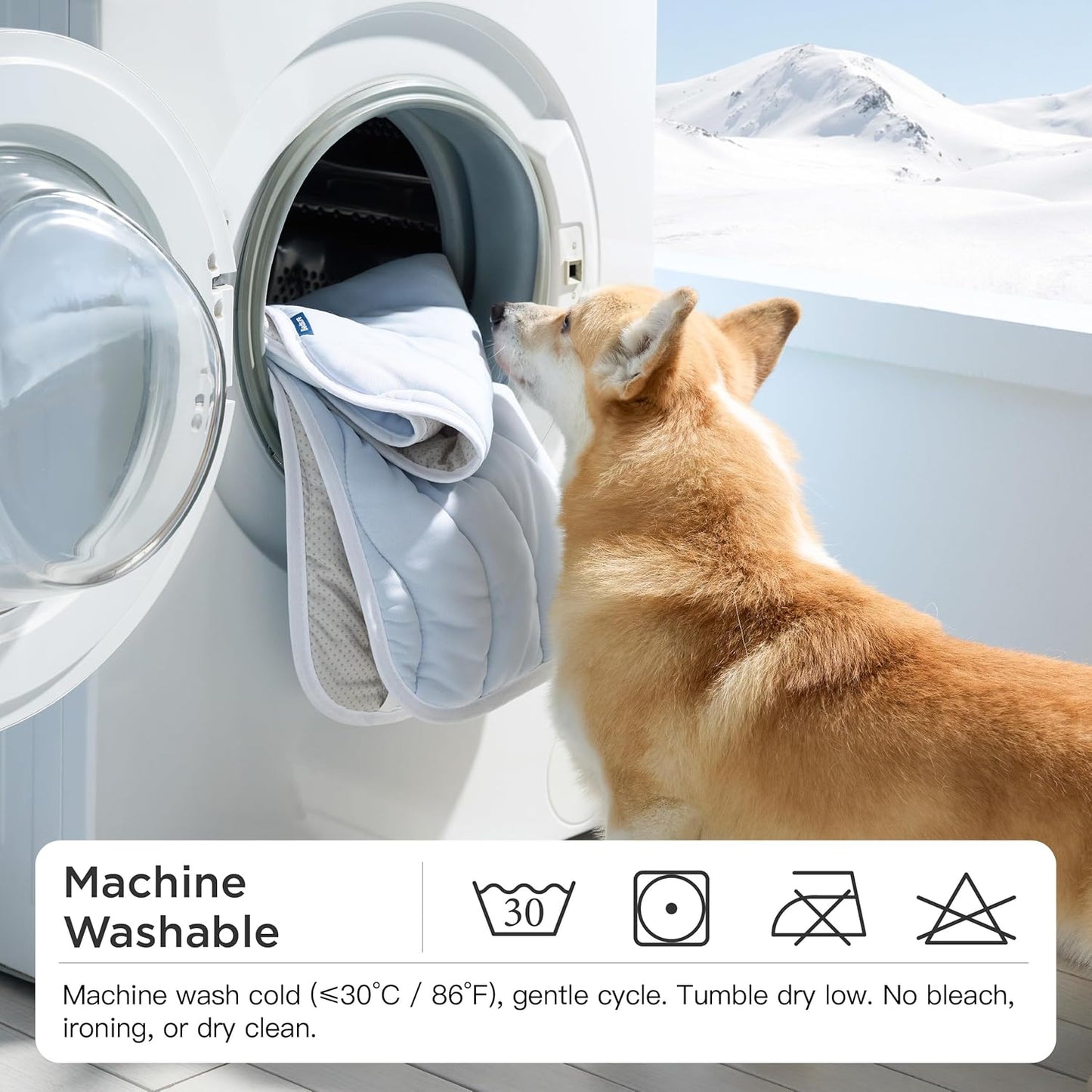 Cooling Pet Mat - Gel-Free Breathable Fabric For Instant Summer Comfort & All-Day Rest For Dogs