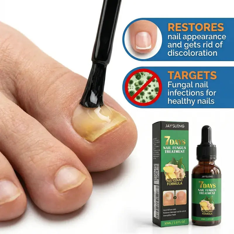 Get Clear, Healthy Nails in Just 7 Days – 100% Plant-Based Extra Strength Liquid