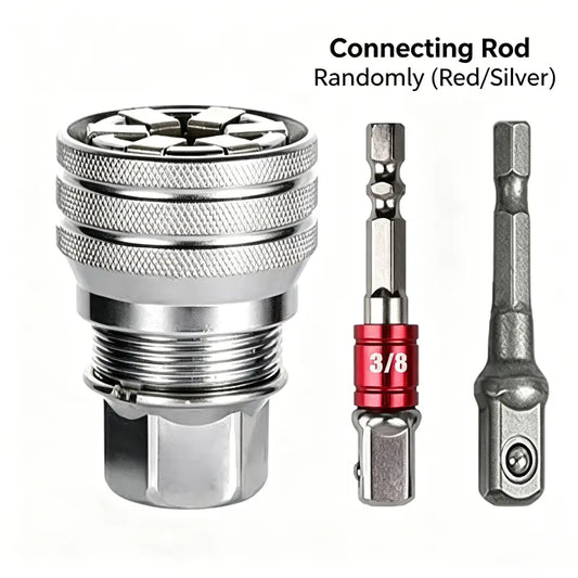 Universal Socket Wrench – Instantly Adapts To Any Size & Shape