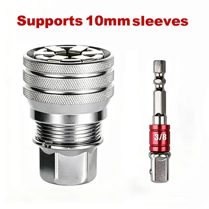 Universal Socket Wrench – Instantly Adapts To Any Size & Shape