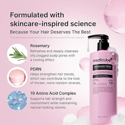 Scalp-to-Hair Strengthening Set – Thicker, Fuller Hair With Rosemary PDRN