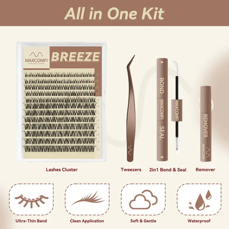 DIY Lash Clusters – Ultra-Thin Invisible Band For 3-Minute Salon-Level Glamour