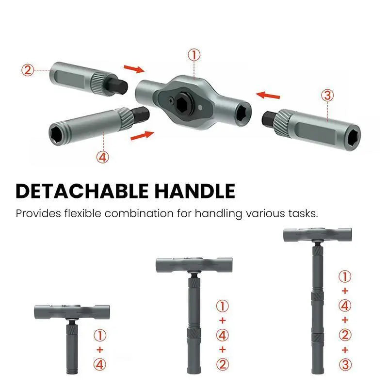 One Twist Resolves All: 24-in-1 Multi-Angle Precision Ratchet Screwdriver Set