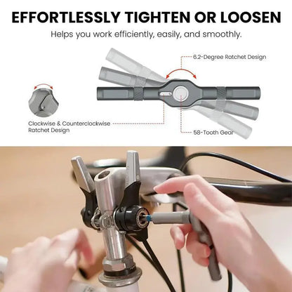 One Twist Resolves All: 24-in-1 Multi-Angle Precision Ratchet Screwdriver Set