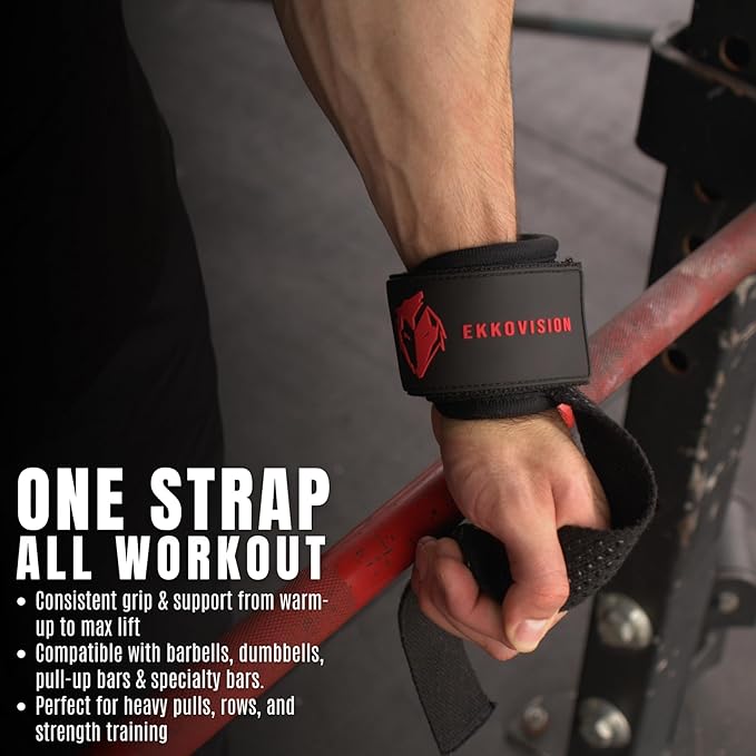 Weight Lifting Straps - Unlock Elite Grip, Crush Every Heavy PR Risk-Free