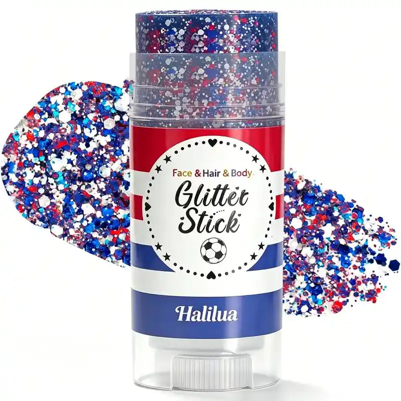 Glitter Stick – 3-In-1 Tri-Color Swivel For Instant Patriotic Sparkle