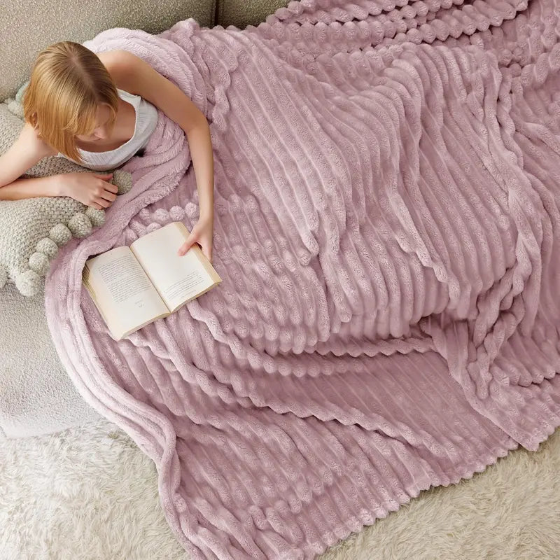 Wrap Yourself in Cloud Comfort: The Only All-Season Stripe Blanket You’ll Ever Need