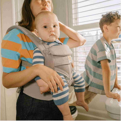 Ergonomic 4-Position Breathable Baby Carrier for Newborns to Toddlers