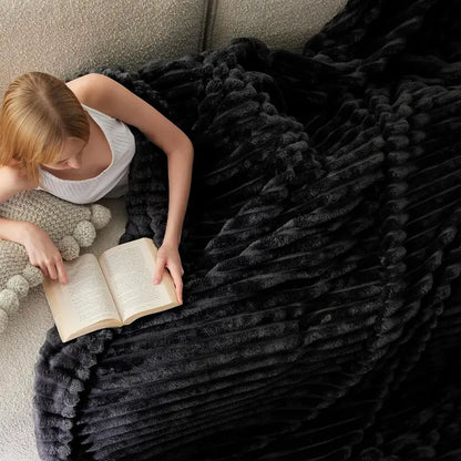 Wrap Yourself in Cloud Comfort: The Only All-Season Stripe Blanket You’ll Ever Need