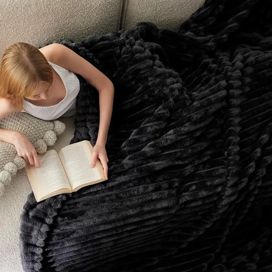 Wrap Yourself in Cloud Comfort: The Only All-Season Stripe Blanket You’ll Ever Need