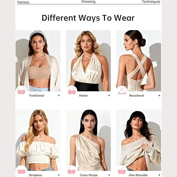 Seamless Strapless Bra - Invisible Support That Stays In Place