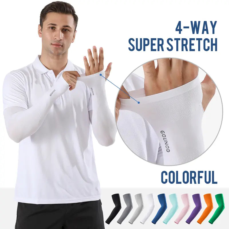 Sun Arm Sleeves – UPF 50+ Ice Cooling Fabric For Absolute UV Protection