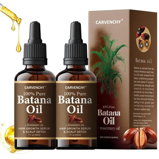 Batana Rosemary Oil for a Nourished Scalp & Smoother, Frizz-Free Hair
