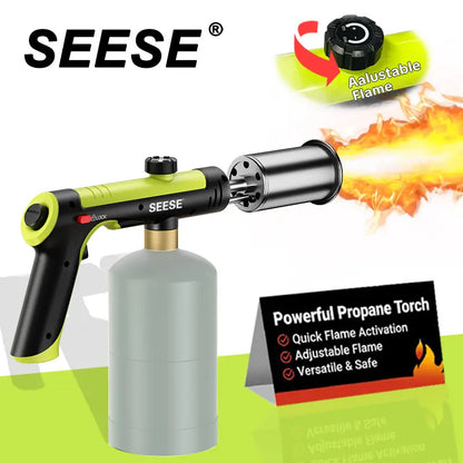 Heavy-Duty Portable Propane Torch With Max Flame Control