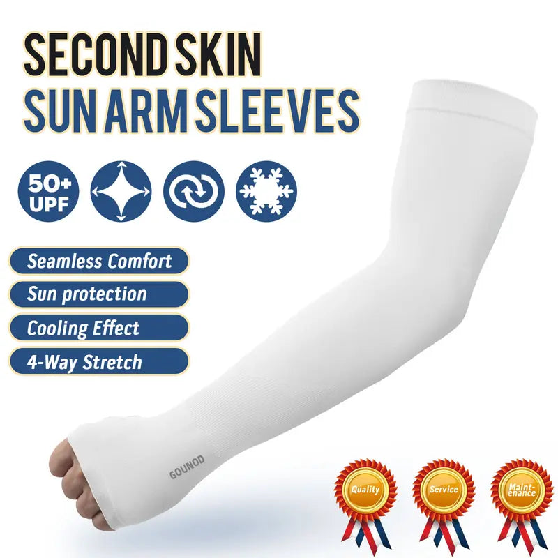 Sun Arm Sleeves – UPF 50+ Ice Cooling Fabric For Absolute UV Protection