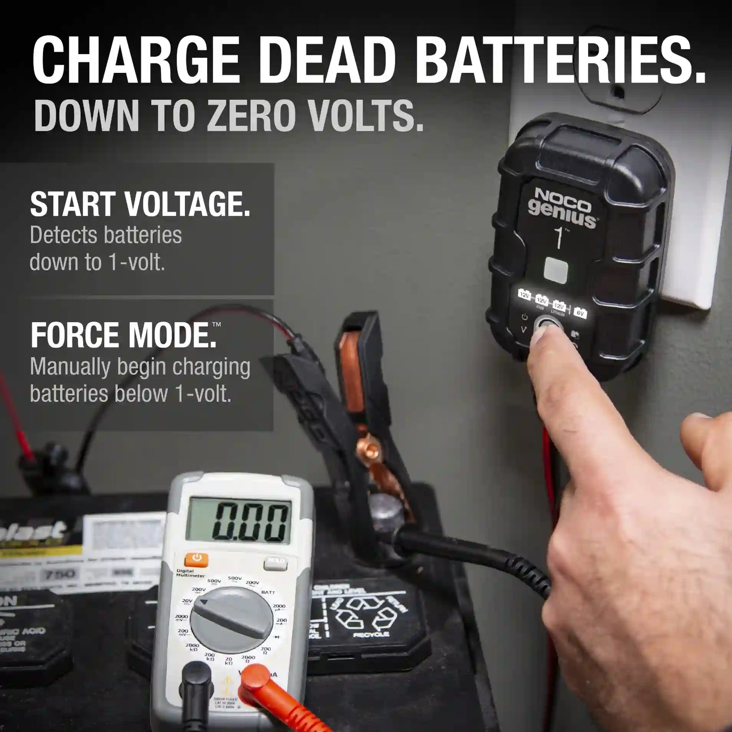1A Smart Battery Charger – Never Run Out of Power Again